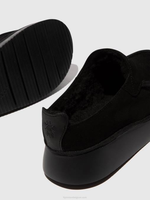 zwart Fly London vrouwen gesloten schoenen ceze361 V2B0693