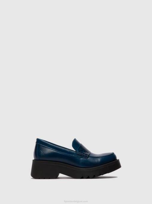 koningsblauw Fly London vrouwen instappers schoenen maus791 V2B0675