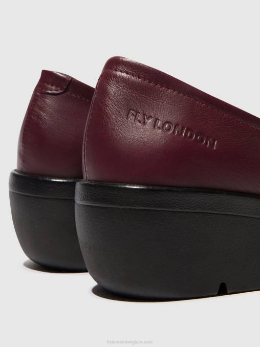 Bordeaux Fly London vrouwen instapschoenen numa570 V2B0670
