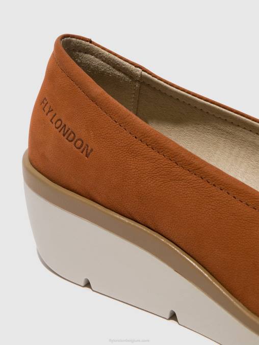 bruinen Fly London vrouwen instapschoenen numa570 V2B0634