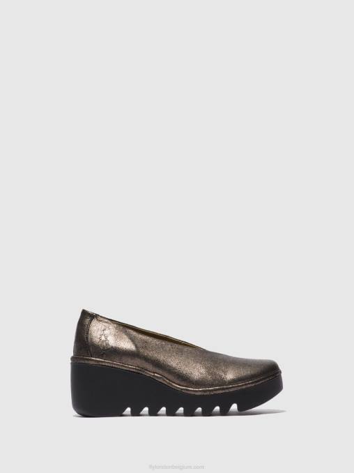 koel grafiet Fly London vrouwen instapschoenen beso246 V2B0695