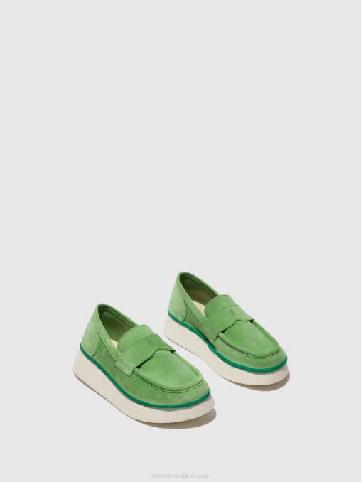 limoen groen Fly London vrouwen instapschoenen coaf418 V2B0639