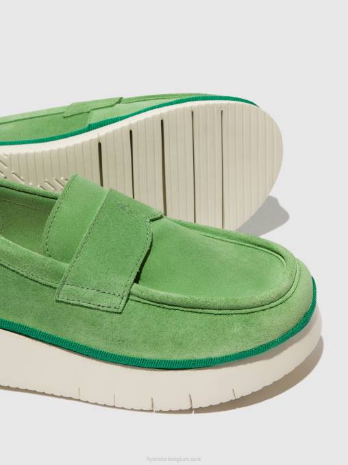 limoen groen Fly London vrouwen instapschoenen coaf418 V2B0639