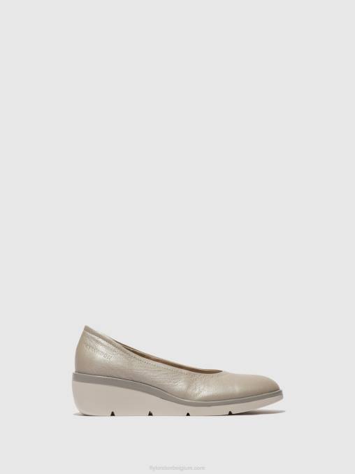 zilver Fly London vrouwen instapschoenen numa570 V2B0633