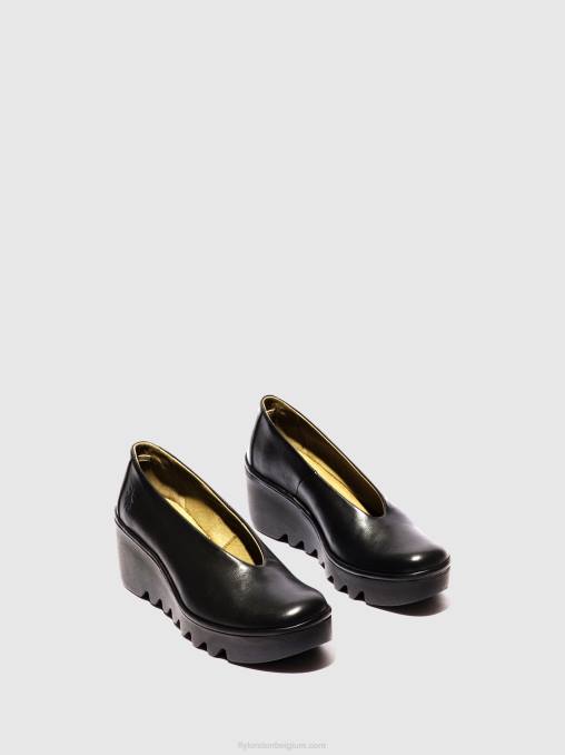 zwart Fly London vrouwen instapschoenen beso246 V2B0672