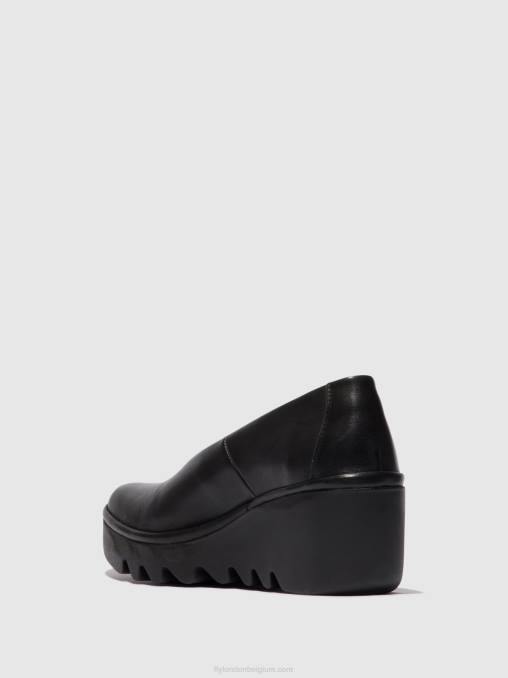 zwart Fly London vrouwen instapschoenen beso246 V2B0672