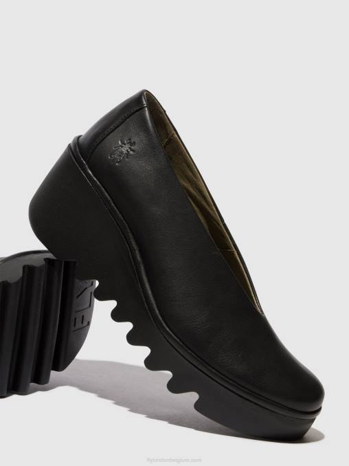 zwart Fly London vrouwen instapschoenen beso246 V2B0672
