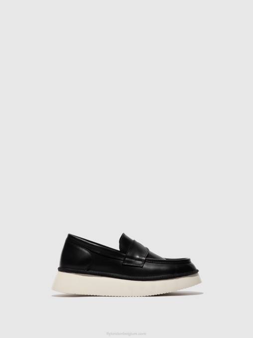 zwart Fly London vrouwen instapschoenen coaf418 V2B0637