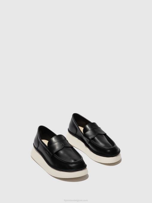 zwart Fly London vrouwen instapschoenen coaf418 V2B0637