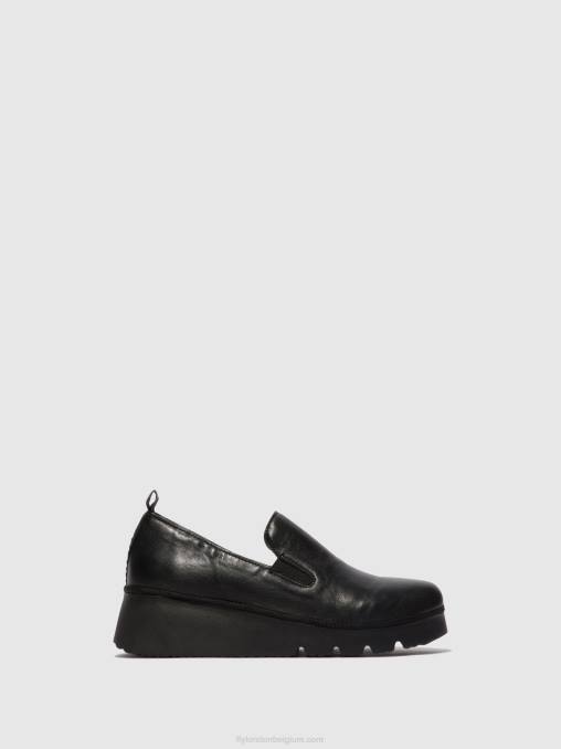 zwart Fly London vrouwen instapschoenen pece406 V2B0664
