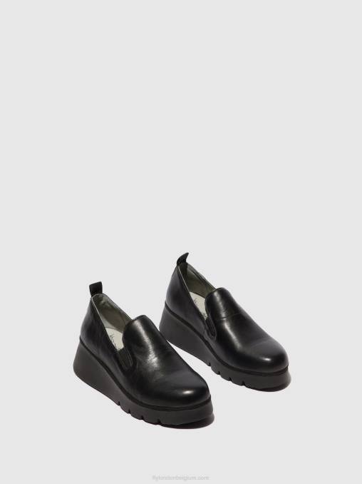 zwart Fly London vrouwen instapschoenen pece406 V2B0664
