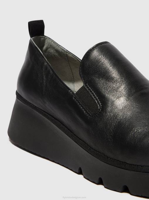 zwart Fly London vrouwen instapschoenen pece406 V2B0664