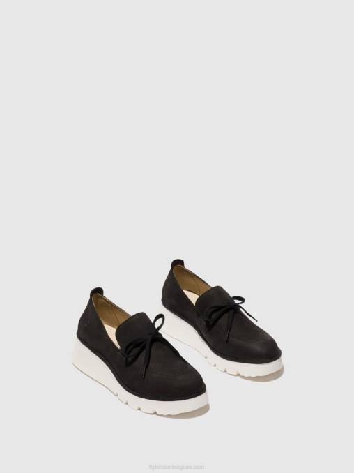 zwart Fly London vrouwen instapschoenen popi436 V2B0635