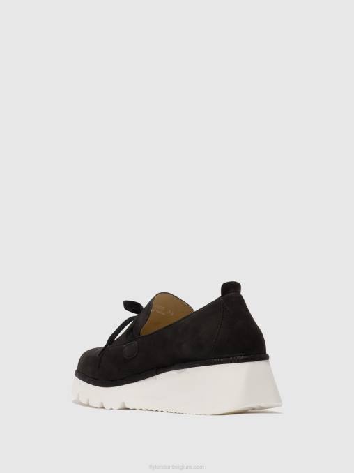 zwart Fly London vrouwen instapschoenen popi436 V2B0635