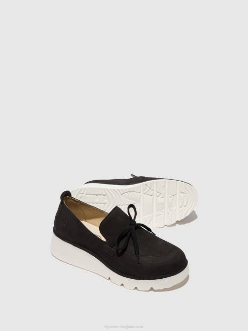 zwart Fly London vrouwen instapschoenen popi436 V2B0635