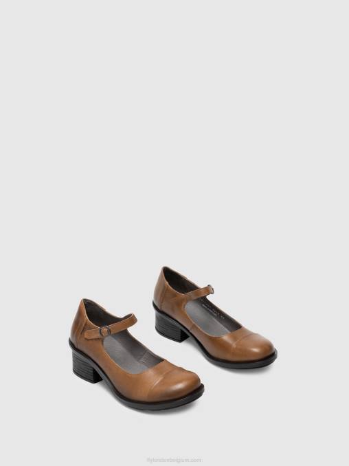 kameel Fly London vrouwen mary jane schoenen cody877 V2B0648