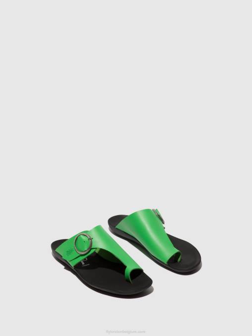 avocado Fly London vrouwen muiltjes met open teen mica758 V2B0369