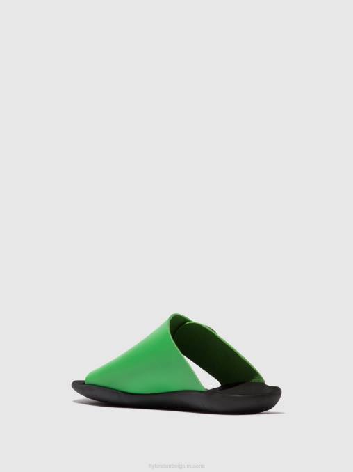 avocado Fly London vrouwen muiltjes met open teen mica758 V2B0369