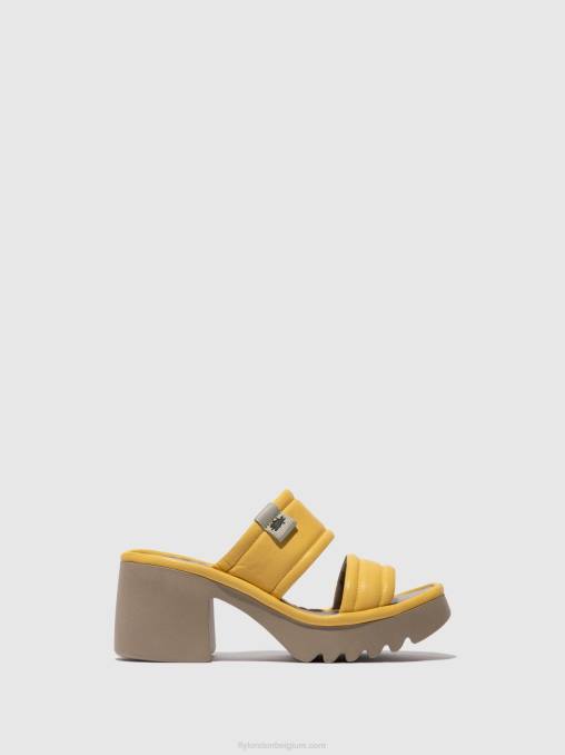 geel Fly London vrouwen muilezels mava432 V2B0364