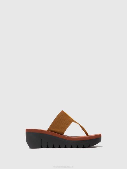 hommel/kameel (baksteen) Fly London vrouwen instappers yomu725 V2B0359