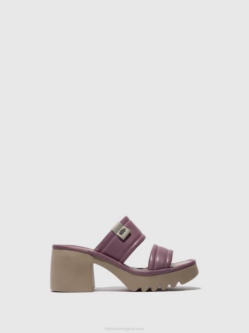 paars Fly London vrouwen muilezels mava432 V2B0363