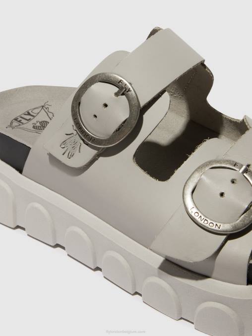 wolk Fly London vrouwen Muiltjes met gesp cide946 V2B0373