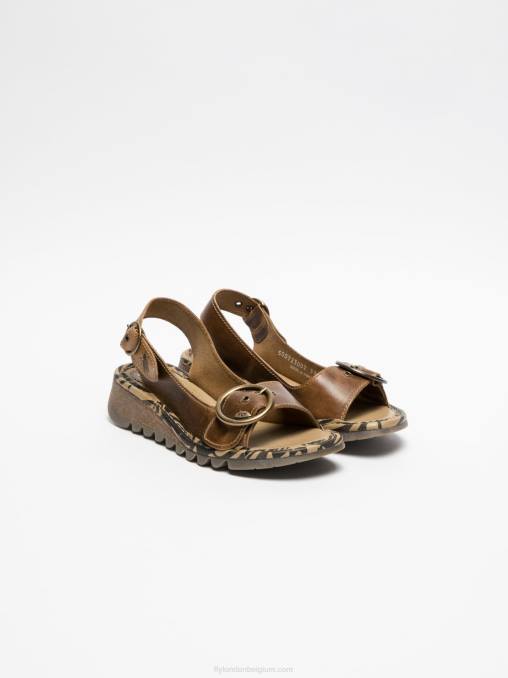 Peru Fly London vrouwen sandalen met gesp V2B0528