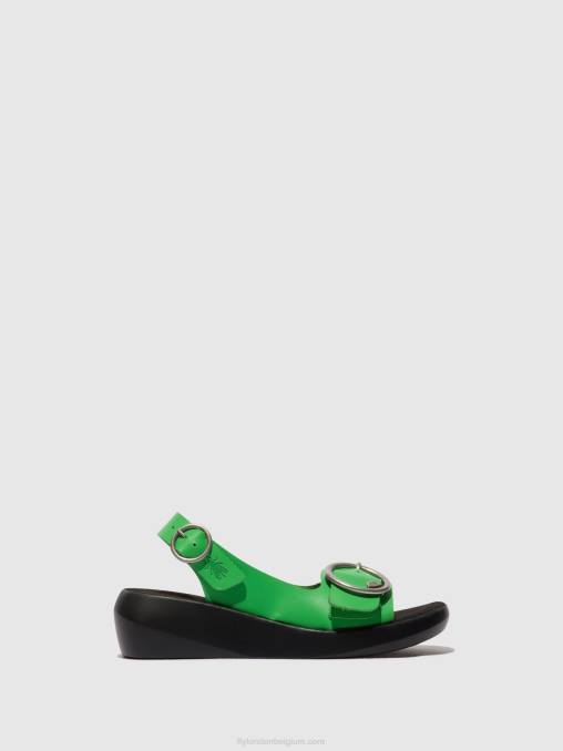 avocado Fly London vrouwen slingback sandalen berk754 V2B0467