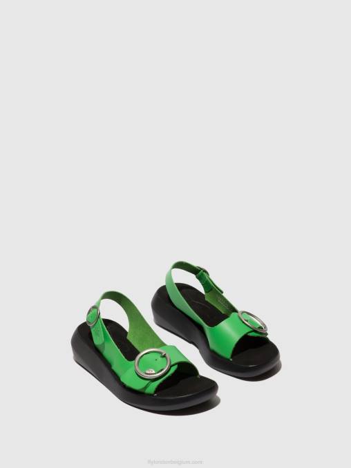avocado Fly London vrouwen slingback sandalen berk754 V2B0467