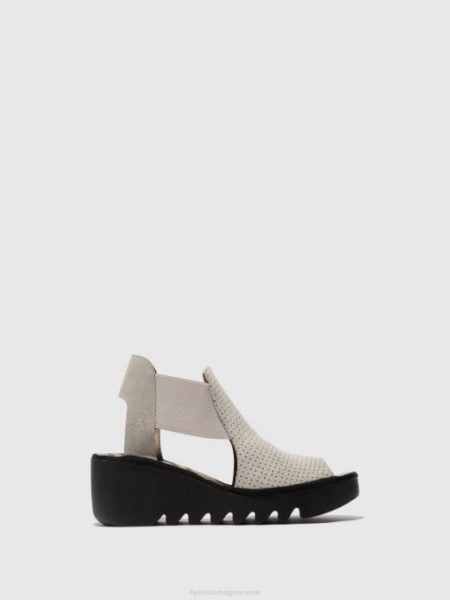 concreet Fly London vrouwen elastische sandalen biga412 V2B0480