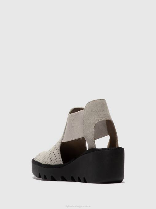 concreet Fly London vrouwen elastische sandalen biga412 V2B0480