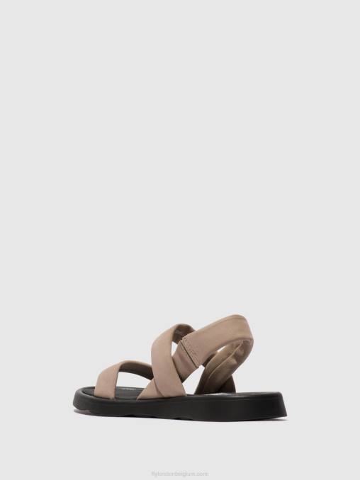 concreet Fly London vrouwen sling-back sandalen tera873 V2B0539