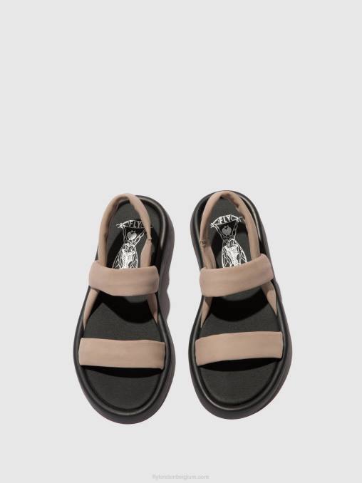 concreet Fly London vrouwen sling-back sandalen tera873 V2B0539
