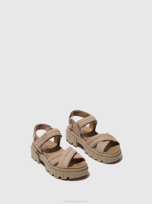 concreet Fly London vrouwen slingback sandalen jada854 V2B0545