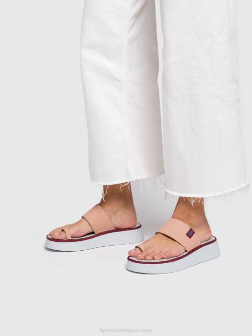 cupido nude roze Fly London vrouwen Sandalen met bandjes chev316 V2B0600