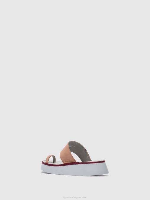 cupido nude roze Fly London vrouwen Sandalen met bandjes chev316 V2B0600