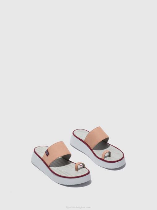 cupido nude roze Fly London vrouwen Sandalen met bandjes chev316 V2B0600