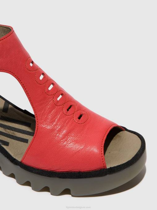 framboos Fly London vrouwen Sandalen met bandjes bezo306 V2B0419