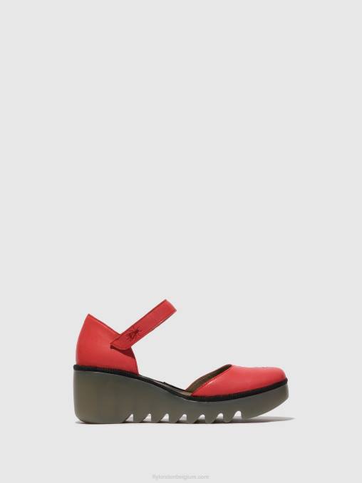 framboos Fly London vrouwen sandalen met enkelbandje biso305 V2B0513