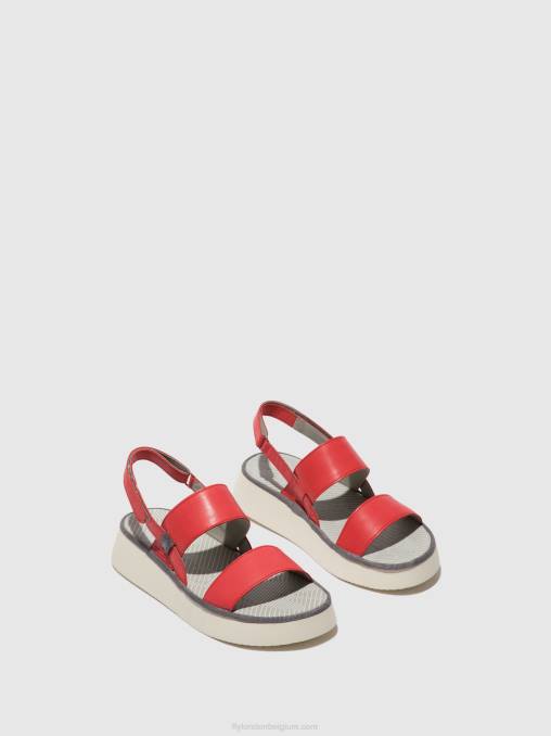 framboos Fly London vrouwen slingback sandalen cura318 V2B0462