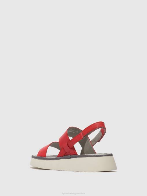 framboos Fly London vrouwen slingback sandalen cura318 V2B0462