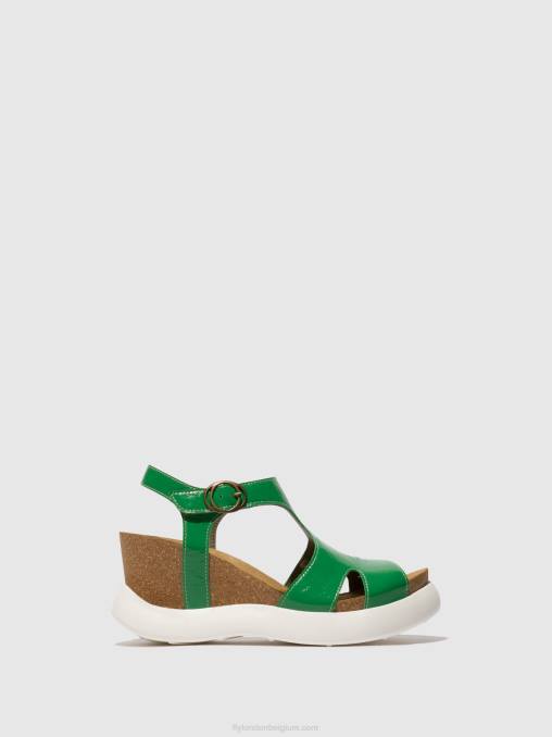 groente Fly London vrouwen sandalen met gesp gova962 V2B0502