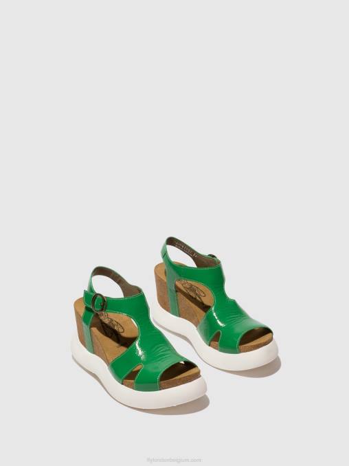groente Fly London vrouwen sandalen met gesp gova962 V2B0502