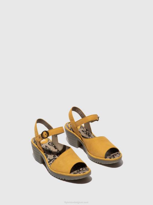 hommel Fly London vrouwen slingback sandalen wely439 V2B0454