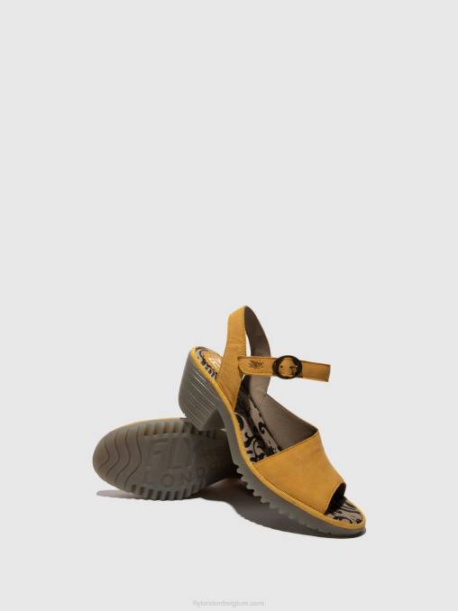 hommel Fly London vrouwen slingback sandalen wely439 V2B0454