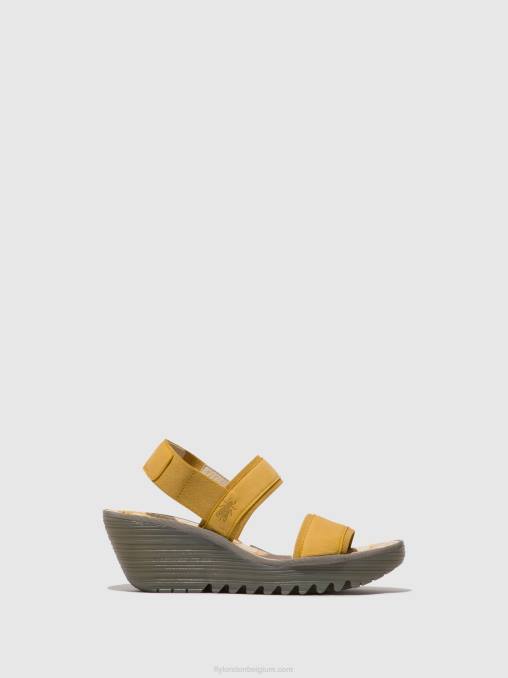 hommel Fly London vrouwen slingback sandalen yaco416 V2B0440