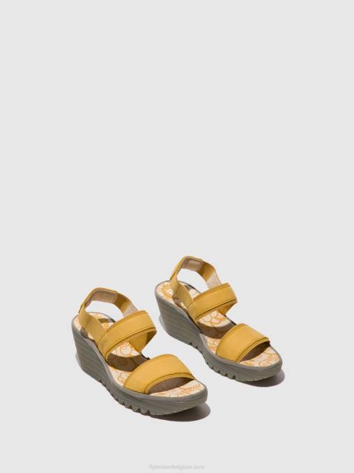 hommel Fly London vrouwen slingback sandalen yaco416 V2B0440