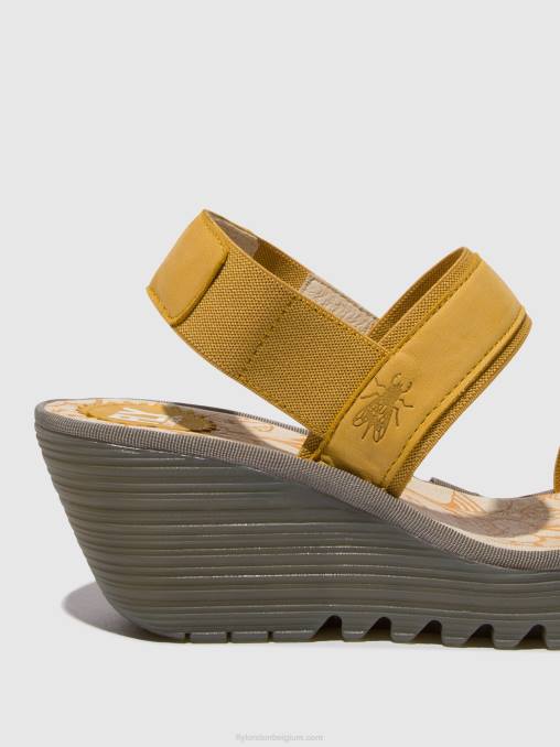 hommel Fly London vrouwen slingback sandalen yaco416 V2B0440