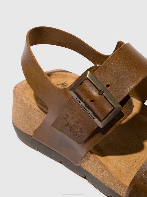 kameel Fly London vrouwen slingback sandalen ceke722 V2B0583