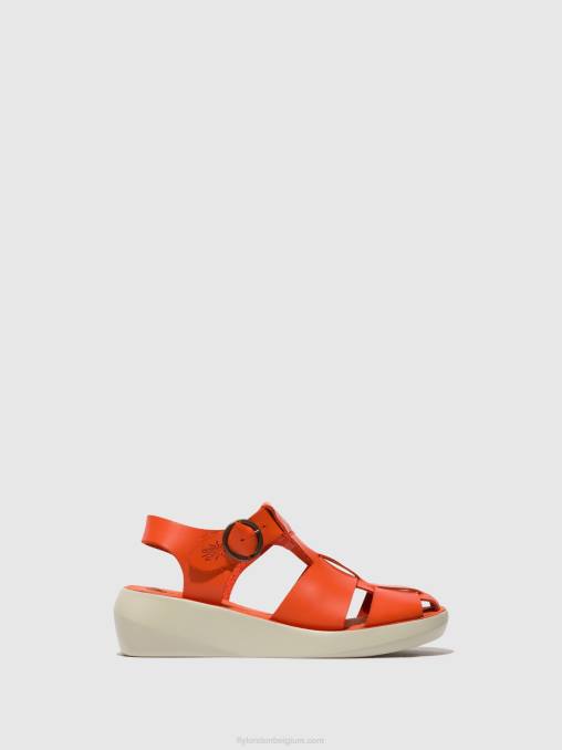 koraal Fly London vrouwen Sandalen met bandjes bawe842 V2B0428